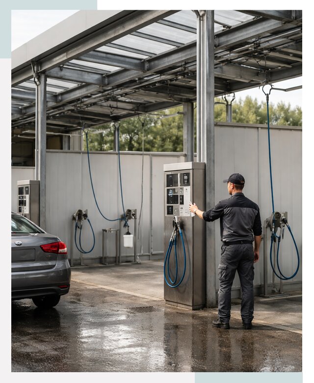 Автомойка самообслуживания в Серове от 663130 р. | СтальСтрой